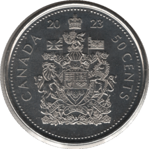 2023 Canada 50 Cents Coin Queen Elizabeth Obverse (KM# 3290)