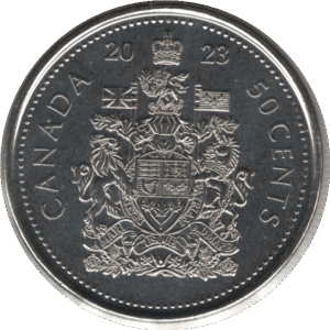 2023 Canada 50 Cents Coin Queen Elizabeth Obverse (KM# 3290)