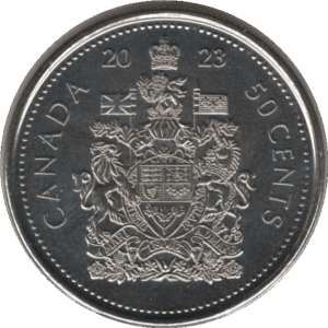 2023 Canada 50 Cents Coin Queen Elizabeth Obverse (KM# 3290)