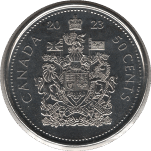 2023 Canada 50 Cents Coin Queen Elizabeth Obverse (KM# 3290)