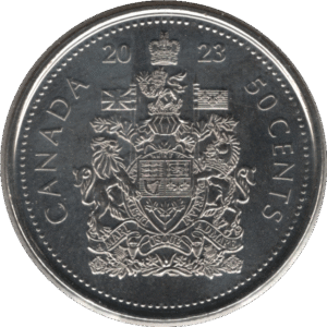 2023 Canada 50 Cents Coin Queen Elizabeth Obverse (KM# 3290)