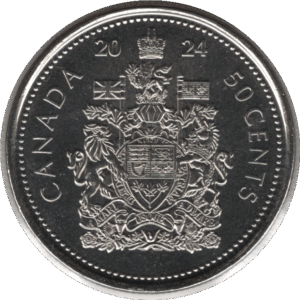 2024 Canada 50 Cents Coin Charles III (KM# 3339 KM# 3420)