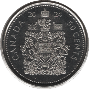 2024 Canada 50 Cents Coin Charles III (KM# 3339 KM# 3420)