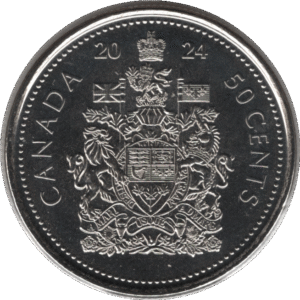 2024 Canada 50 Cents Coin Charles III (KM# 3339 KM# 3420)