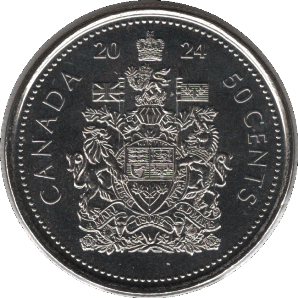 2024 Canada 50 Cents Coin Charles III (KM# 3339 KM# 3420)