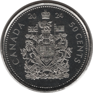 2024 Canada 50 Cents Coin Charles III (KM# 3339 KM# 3420)