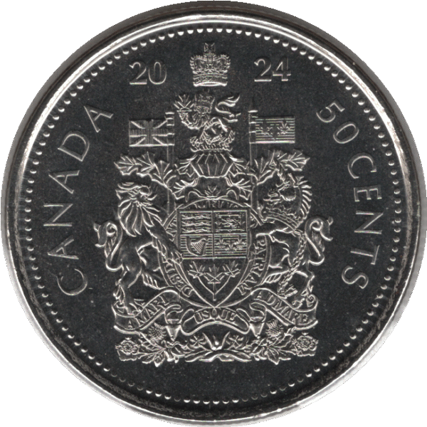 2024 Canada 50 Cents Coin Charles III (KM# 3339 KM# 3420)
