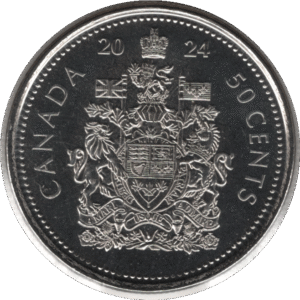 2024 Canada 50 Cents Coin Charles III (KM# 3339 KM# 3420)