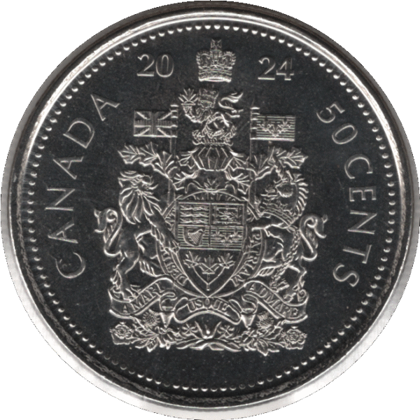 2024 Canada 50 Cents Coin Charles III (KM# 3339 KM# 3420)