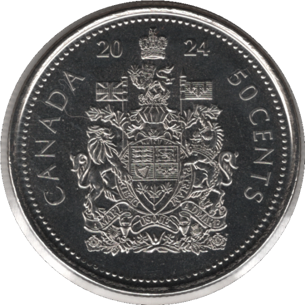 2024 Canada 50 Cents Coin Charles III (KM# 3339 KM# 3420)