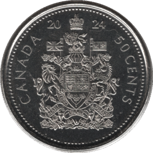 2024 Canada 50 Cents Coin Charles III (KM# 3339 KM# 3420)