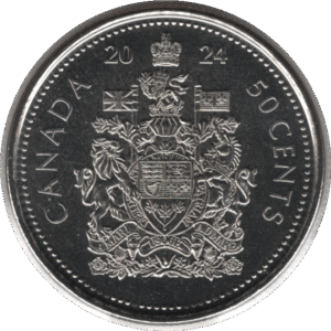 2024 Canada 50 Cents Coin Charles III (KM# 3339 KM# 3420)