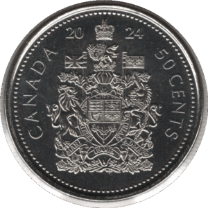 2024 Canada 50 Cents Coin Charles III (KM# 3339 KM# 3420)