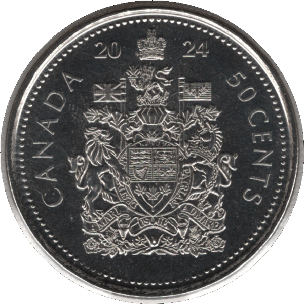 2024 Canada 50 Cents Coin Charles III (KM# 3339 KM# 3420)