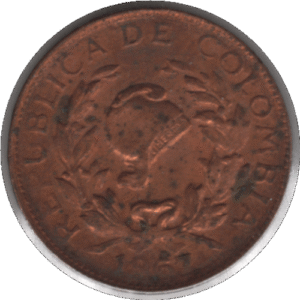 1967 Colombia 1 Centavo Coin (KM# 205a Schn# 25a Hernández# 336 Restrepo# 352)