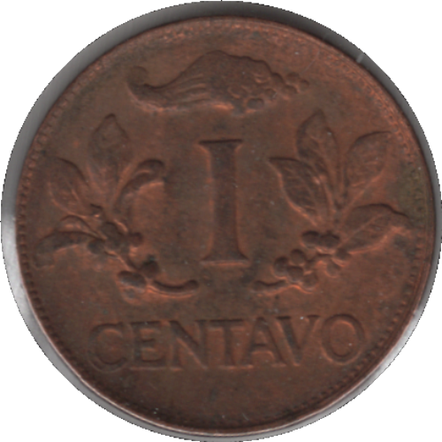 1967 Colombia 1 Centavo Coin (KM# 205a Schn# 25a Hernández# 336 Restrepo# 352)