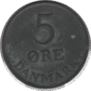 1963 Denmark 5 Øre Coin (KM# 843 Schn# 57)