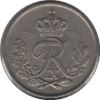 '1958 Denmark 25 Øre Coin Higher ''8'' (KM# 842 Schn# 59)'
