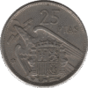 '1957 (66) Spain 25 Pesetas Coin Full ''PLUS ULTRA'' (KM# 787 Schn# 35)'