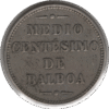 1907 Panama Half Centesimo Coin (KM# 6 Schn# 6)
