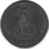 1953 Denmark 5 Øre Coin (KM# 843 Schn# 57)
