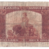 1937 2 Dollars Bank of Canada D/R Prefix