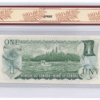 BCS Graded AU 58 1973 Canada 1 Dollar Banknote