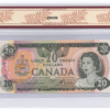BCS Graded UNC 63 1979 Canada 20 Dollars Banknote