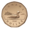 RCM 1987 1 Dollar Bronze Coin - Loon