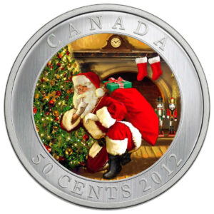 'RCM 2012 50 Cents Copper-nickel Coin - Santa''s Magical Visit'