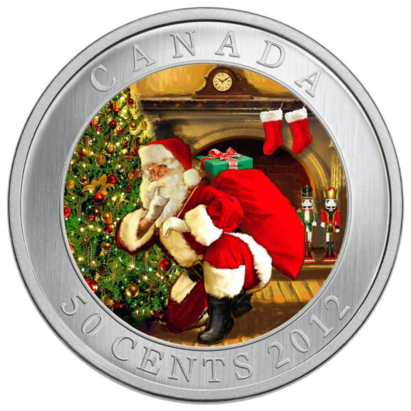 'RCM 2012 50 Cents Copper-nickel Coin - Santa''s Magical Visit'