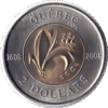 2008 Canada Quebec City Toonie (Ch#RC-385 Schön#771)