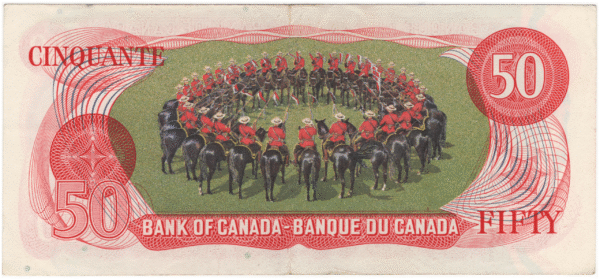 1975 EF 50 Dollars Canada EHH Prefix Crow/Bouey