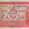 1975 EF 50 Dollars Canada EHM Prefix Crow/Bouey