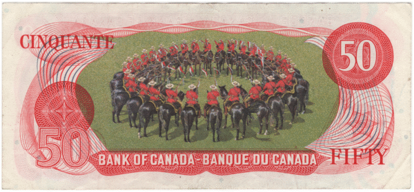 1975 EF 50 Dollars Canada EHM Prefix Crow/Bouey