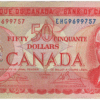 1975 EF 50 Dollars Canada EHG Prefix Crow/Bouey