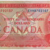 1975 Canada 50 Dollars EHM Prefix Crow/Bouey AU