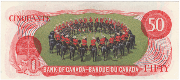 1975 Canada 50 Dollars EHM Prefix Crow/Bouey AU