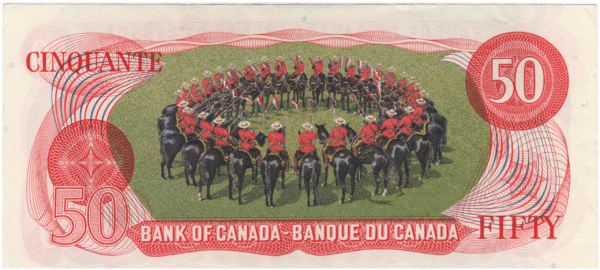 1975 Canada 50 Dollars EHJ Prefix Crow/Bouey AU