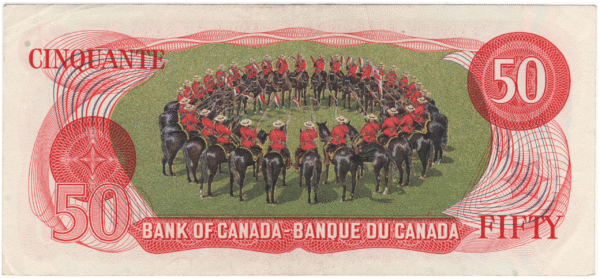 1975 EF 50 Dollars Canada EHG Prefix