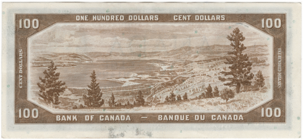 1954 EF Canada 100 Dollars A/J Prefix Beattie/Coyne