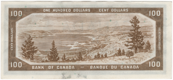 1954 Canada 100 Dollars AJ Prefix Beattie/Coyne AU