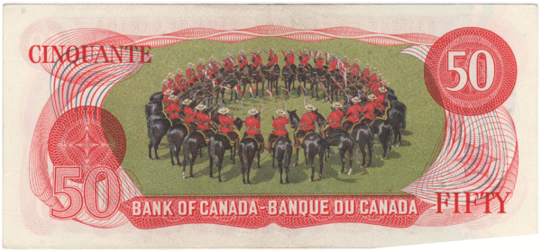 1975 AU 50 Dollars Canada EHN Prefix Crow/Bouey