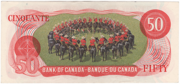 1975 EF 50 Dollars Canada EFA Prefix Crow/Bouey