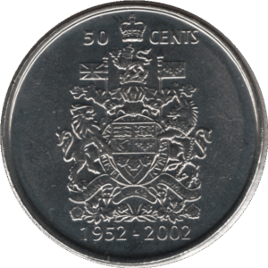 2002 Canada 50 Cents Coin (KM#444 Schön#448)