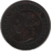 1896 Canada 1 Cent Coin (KM#7 Schön#5)