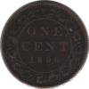 1896 Canada 1 Cent Coin (KM#7 Schön#5)