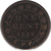 1888 Canada 1 Cent Coin (KM#7 Schön#5)