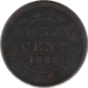 1888 Canada 1 Cent Coin (KM#7 Schön#5)