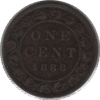 1888 Canada 1 Cent Coin (KM#7 Schön#5)